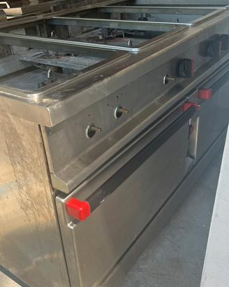 Cucina 6 fuochi funzionante