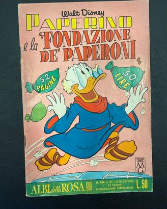 DISNEY n. 454 Paperino e la fondazione de paperoni