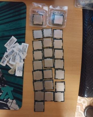 Lotto/stock 29 Cpu Intel I3 + PentiumG Vari Socket