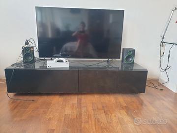 mobile tv laccato nero