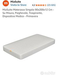 RIBASSO-NUOVO Materasso singolo - Misure 90x200x12