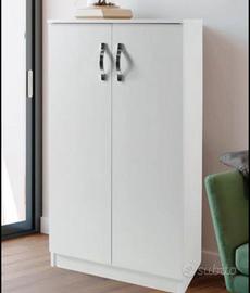 Scarpiera con ante e 3 ripiani Gabriella bassa