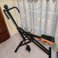 panca per allenamento power crunch con display per