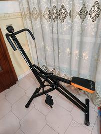 panca per allenamento power crunch con display per