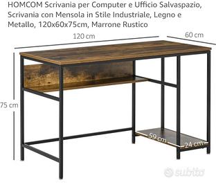 Scrivania e schedario 