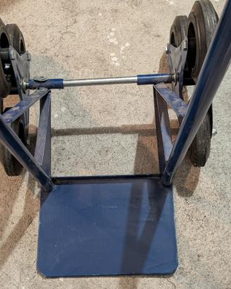 Carrello 3 ruote con mozzo rotante
