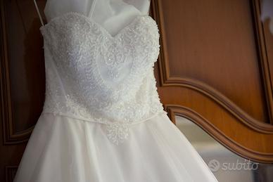 Abito Sposa Bianco Luna Novias- taglia 40
