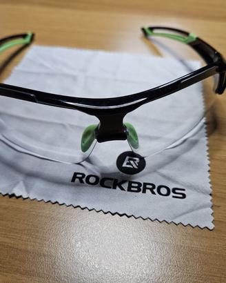 Occhiali sportivi trasparenti Rockbros con portale