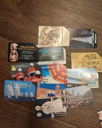 36 carte telefoniche usate di cui diverse rare