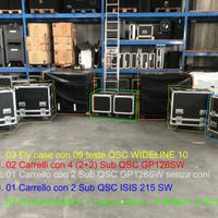 Impianto AUDIO QSC WIDELINE 10