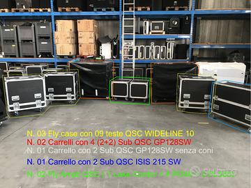 Impianto AUDIO QSC WIDELINE 10