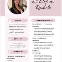 Cameriera,commessa,estetista