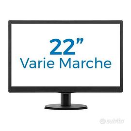 MONITOR 22" VARI MODELLI COLORI ASSORTITI - NO BOX