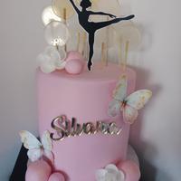 torta bambina ragazza danza 