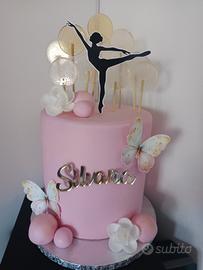 torta bambina ragazza danza 