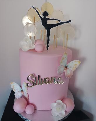 torta bambina ragazza danza 