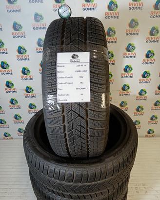 225 45 18 pirelli runflat invernali 80%