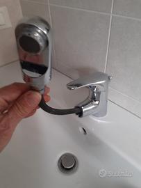 miscelatore lavabo con doccetta estraibile 
