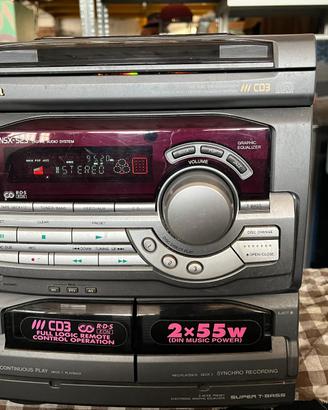 Impianto HI-FI compatto anni 90 AIWA