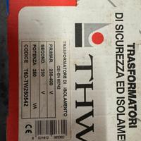 TRASFORMATORI ISOLAMENTO