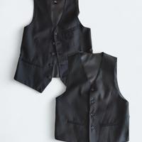 Coppia di gilet eleganti neri – Gilet cerimonia