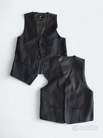 Coppia di gilet eleganti neri – Gilet cerimonia