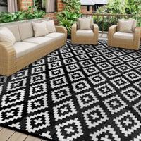 Tappeto da Esterno 180x270cm Impermeabile Tappeto