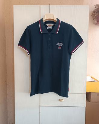 Polo Lonsdale London England UK Casual Moda Navy S