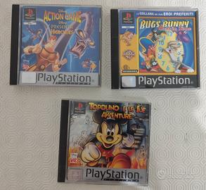 Hercules, Bugs Bunny e Topolino - giochi Psone