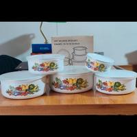 Casseruole vintage in metallo smaltato 