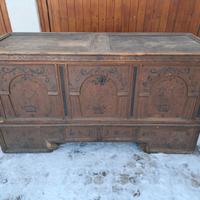 Antica cassapanca cirmolo 1795