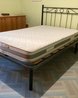 Letto 120x200 in ferro + materasso ortopedico