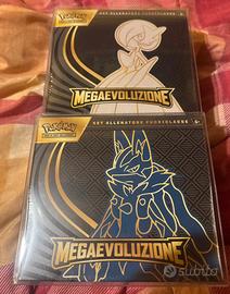 Set allenatore mega evoluzione lucario e gardevoir