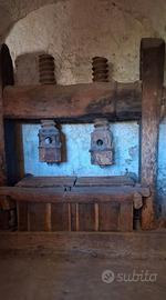 Torchio  monumentale del 1700 collezionismo