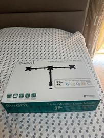 Staffa per 3 monitor