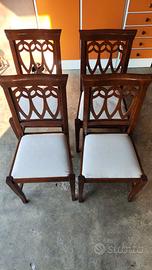 SEDIE STILE CLASSICO CON SEDUTA IMBOTTITA