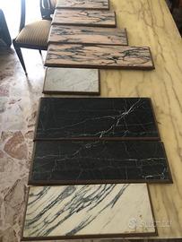 Mensole copri termosifone marmo e legno