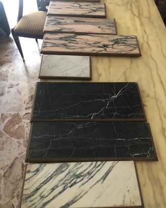 Mensole copri termosifone marmo e legno