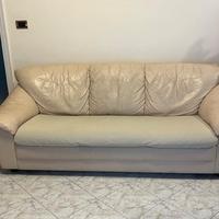 Divano Letto in pelle 3 Posti Divani & Divani 