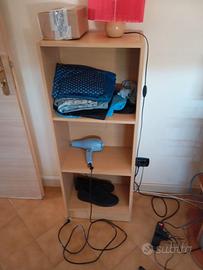 mobiletto in legno a ripiani aperti multiuso