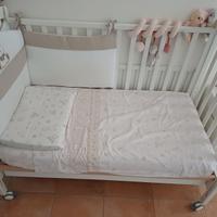Lettino per bambini Erbesi "Tato" + Materasso