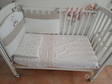 Lettino per bambini Erbesi "Tato" + Materasso