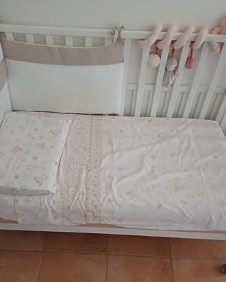 Lettino per bambini Erbesi "Tato" + Materasso