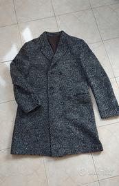 Cappotto uomo lungo XL doppiopetto lana