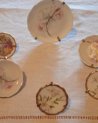 Piattini Limoges in miniatura.