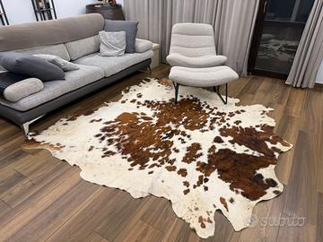 Tappeto vera pelle XXL 220x230 cm