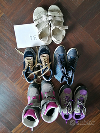 Lotto di scarpe per ragazza n 34