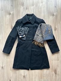 Cappotto con sciarpa/guanti e berretto in omaggio