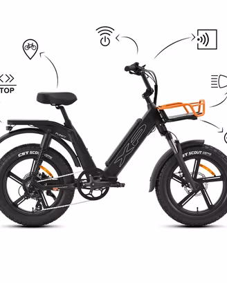 E-BIKE XP BIKES FUNKY.3 – NUOVA, NERA