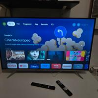 smart tv TCL 4K 43 pollici google tv alexa